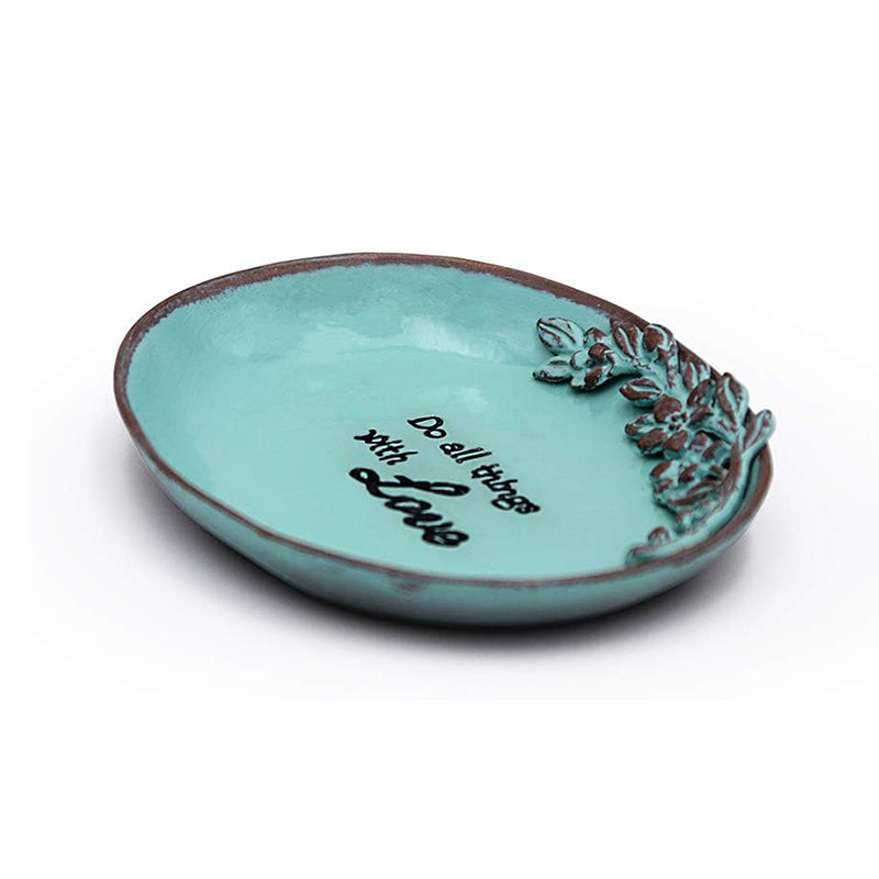 LARAINE Jewelry Tray Oval Bowl (Oval Blue)