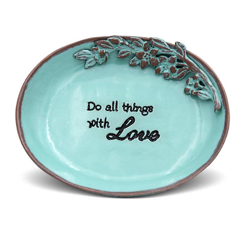 LARAINE Jewelry Tray Oval Bowl (Oval Blue)