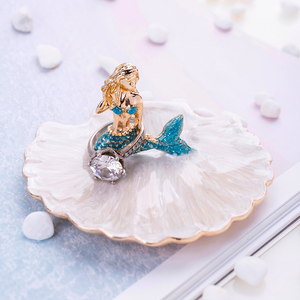 LARAINE Jewelry Tray Mermaid Design Trinket Dish
