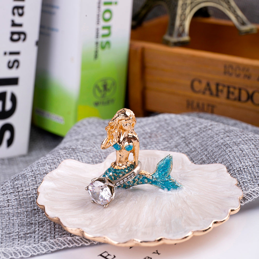 LARAINE Jewelry Tray Mermaid Design Trinket Dish