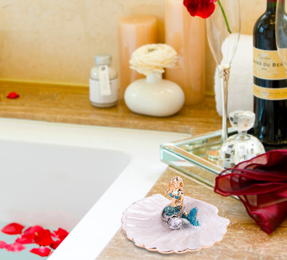 LARAINE Jewelry Tray Mermaid Design Trinket Dish