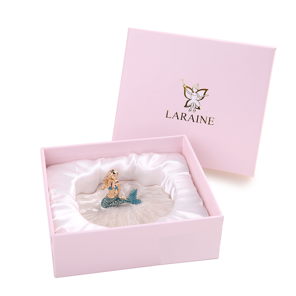 LARAINE Jewelry Tray Mermaid Design Trinket Dish