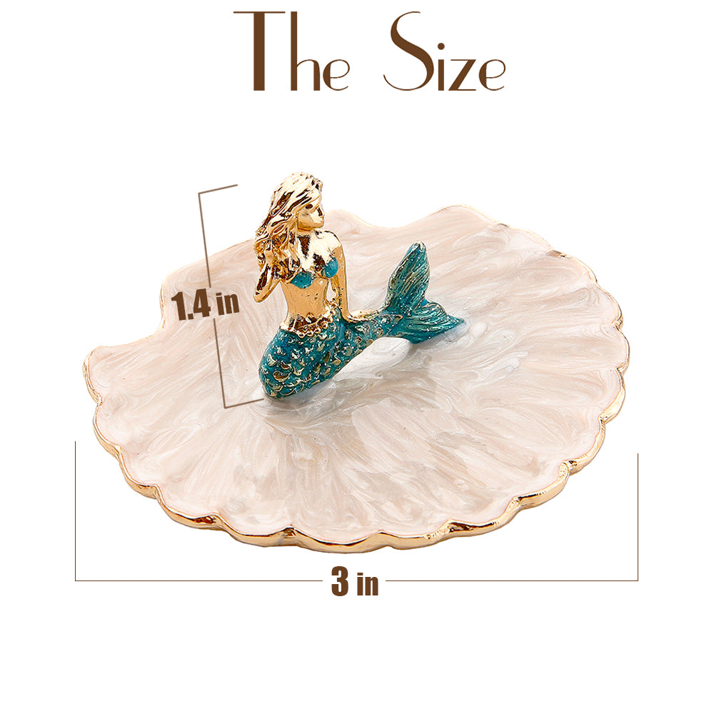 LARAINE Jewelry Tray Mermaid Design Trinket Dish