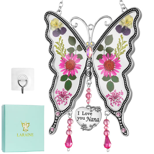 Laraine Butterfly Suncatcher 2024 Pink