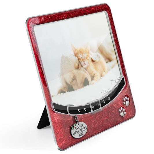 LARAINE Picture Photo Frame 5x7 Metal for Pets-Red 2023